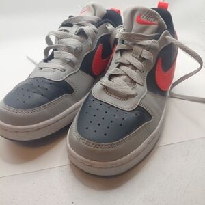 Nike Kids Sneakers - Black, Gray, and Red